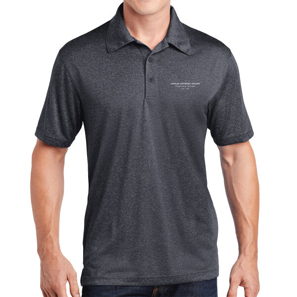 Central Christian Church Heather Contender Polo Thumbnail